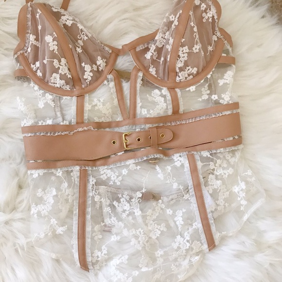 For love lemons sheer lace mesh bodysuit skivvies - Picture 5 of 6